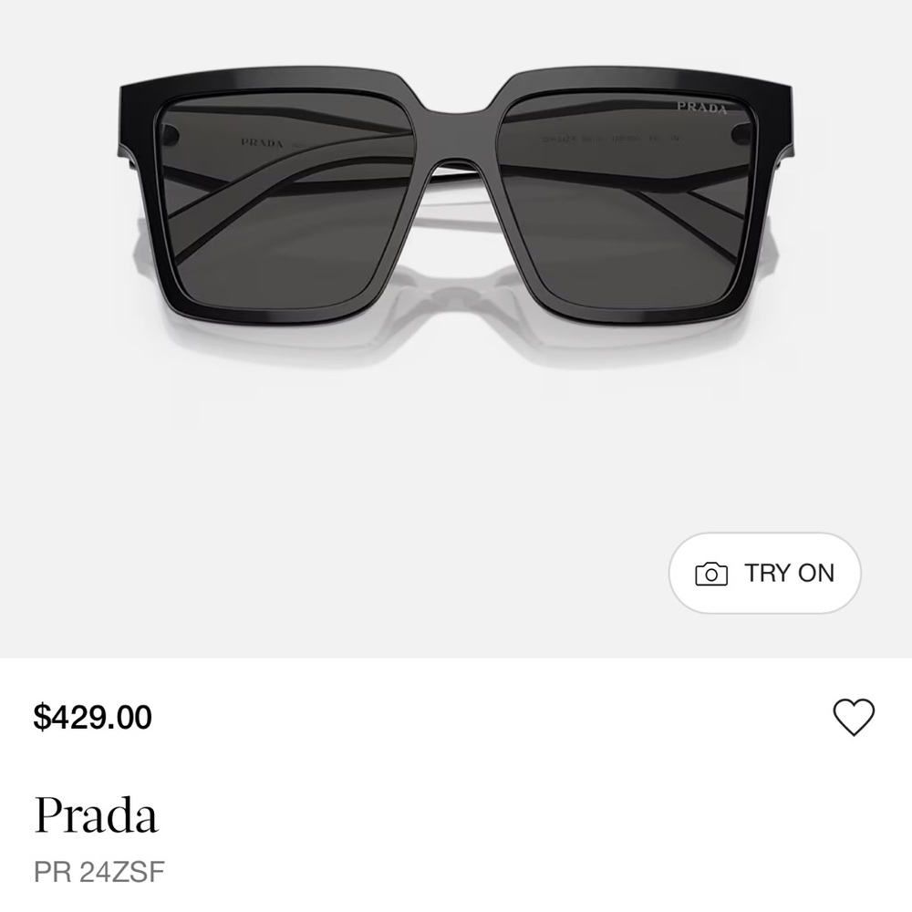 Prada Black Sunglasses for women - Picture 2 of 11